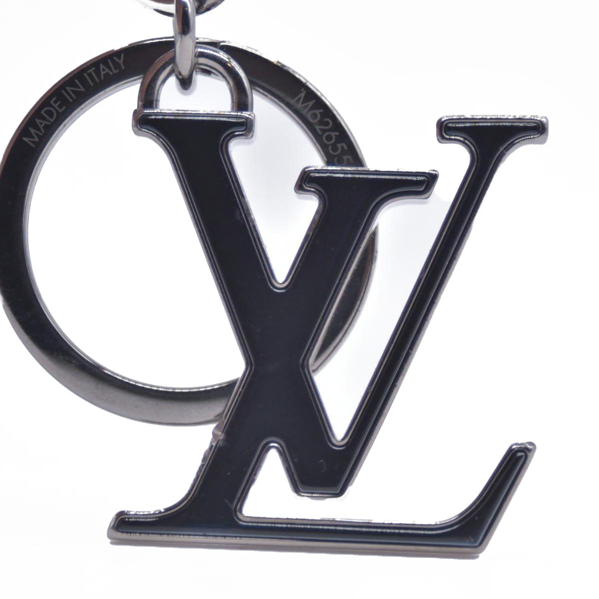 $480 Louis Vuitton LV Chromatic Bag Charm and Key Holder Metal with Inlay CONSIGNMENT