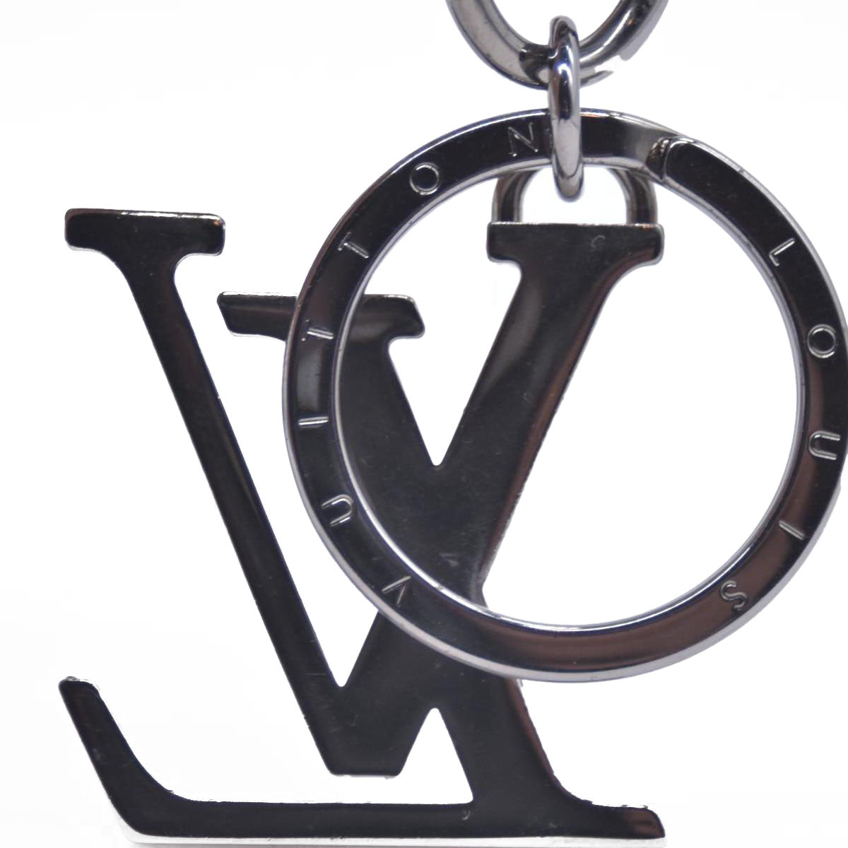 $480 Louis Vuitton LV Chromatic Bag Charm and Key Holder Metal with Inlay CONSIGNMENT