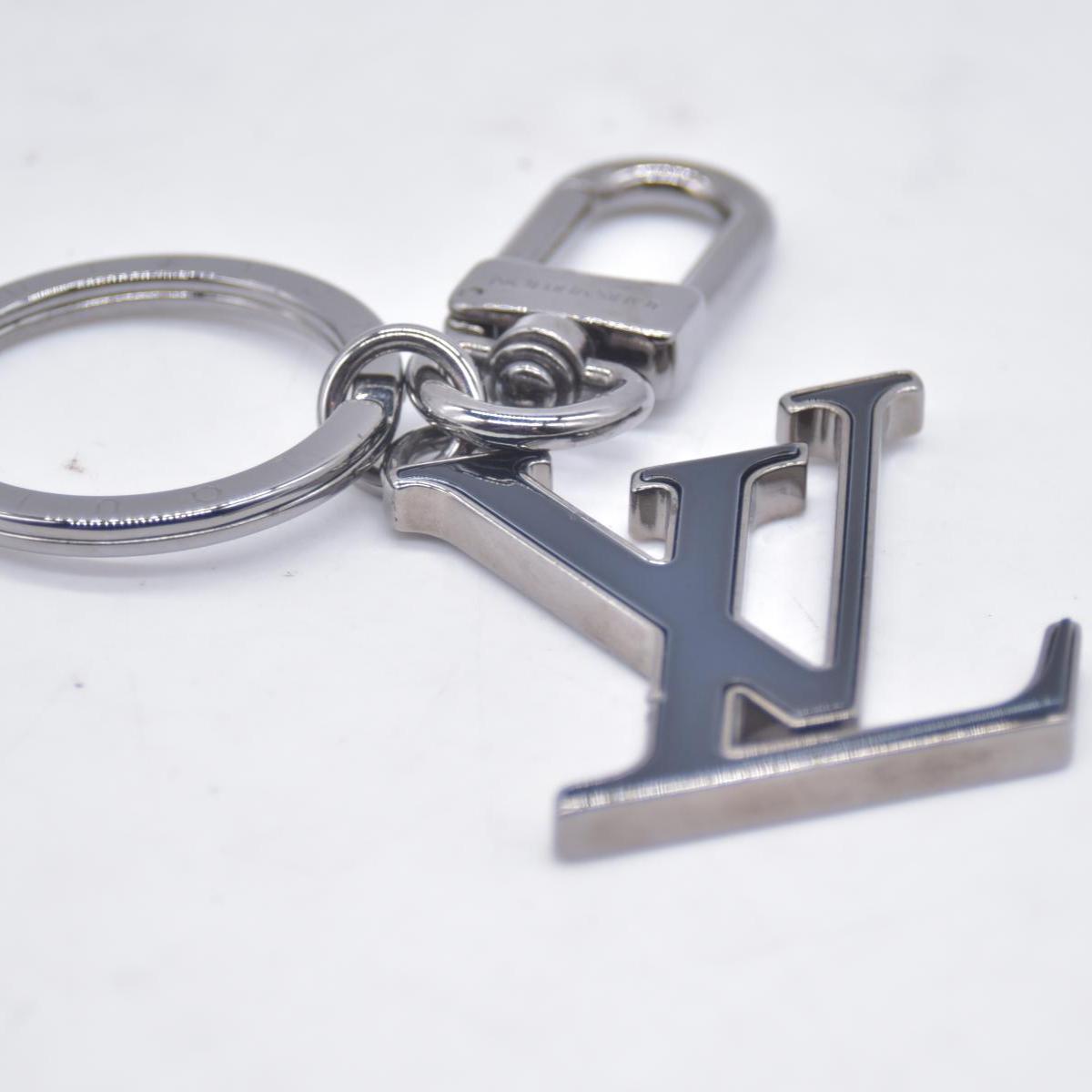 $480 Louis Vuitton LV Chromatic Bag Charm and Key Holder Metal with Inlay CONSIGNMENT