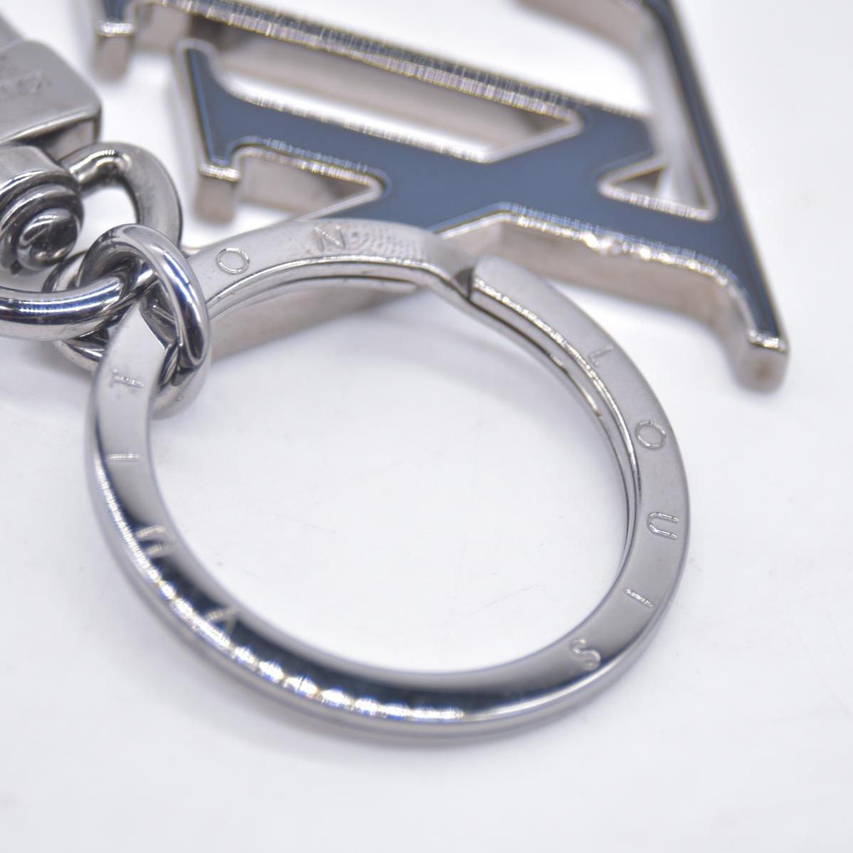 $480 Louis Vuitton LV Chromatic Bag Charm and Key Holder Metal with Inlay CONSIGNMENT