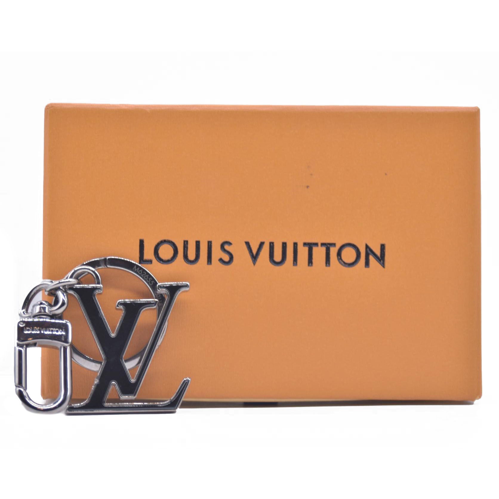 $480 Louis Vuitton LV Chromatic Bag Charm and Key Holder Metal with Inlay CONSIGNMENT