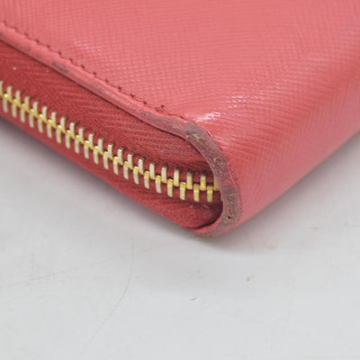 Prada Saffiano Metal Leather Continental Wallet CONSIGNMENT