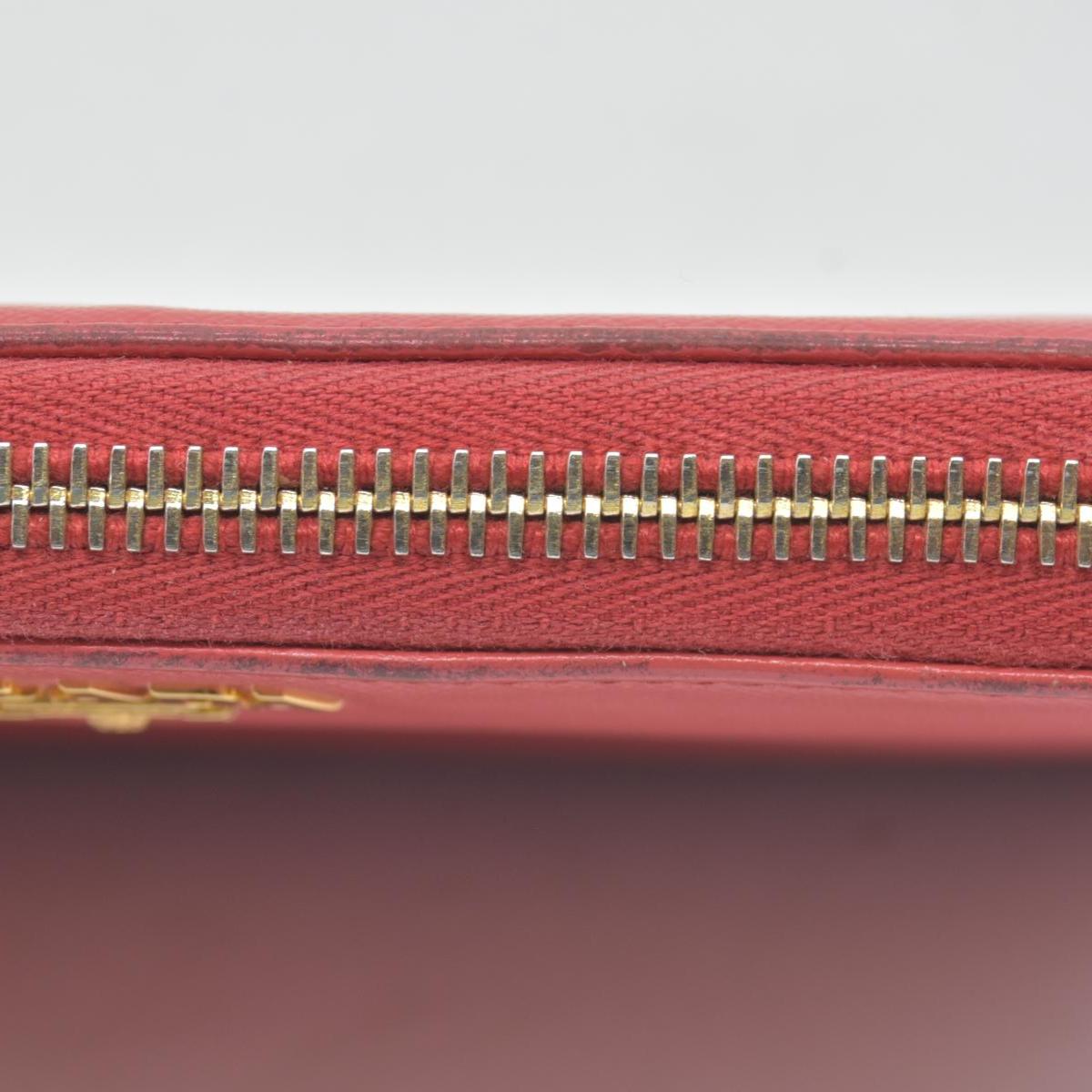 Prada Saffiano Metal Leather Continental Wallet CONSIGNMENT