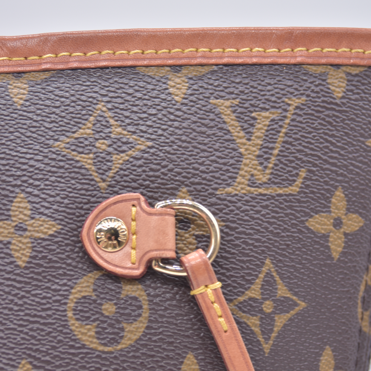$2800 2015 Louis Vuitton Monogram Saint Barth V Neverfull MM Light Pink