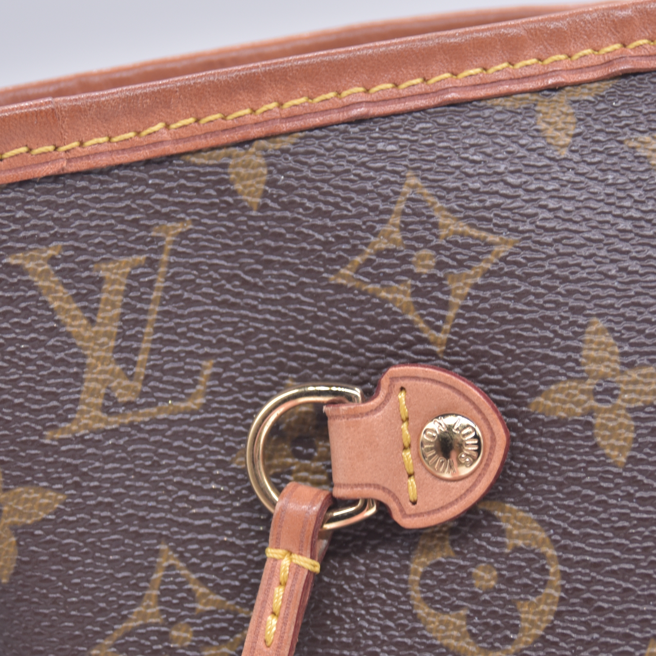 $2800 2015 Louis Vuitton Monogram Saint Barth V Neverfull MM Light Pink
