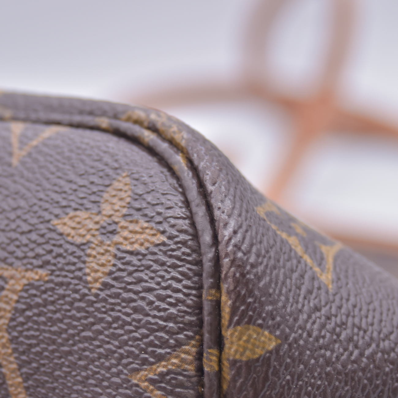 $2800 2015 Louis Vuitton Monogram Saint Barth V Neverfull MM Light Pink