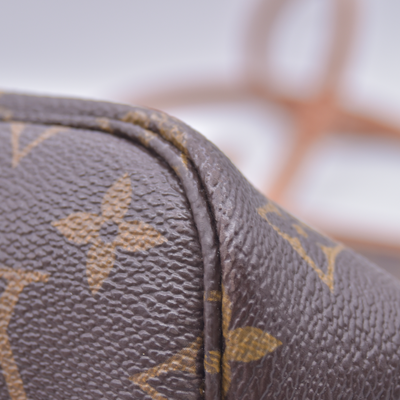 $2800 2015 Louis Vuitton Monogram Saint Barth V Neverfull MM Light Pink