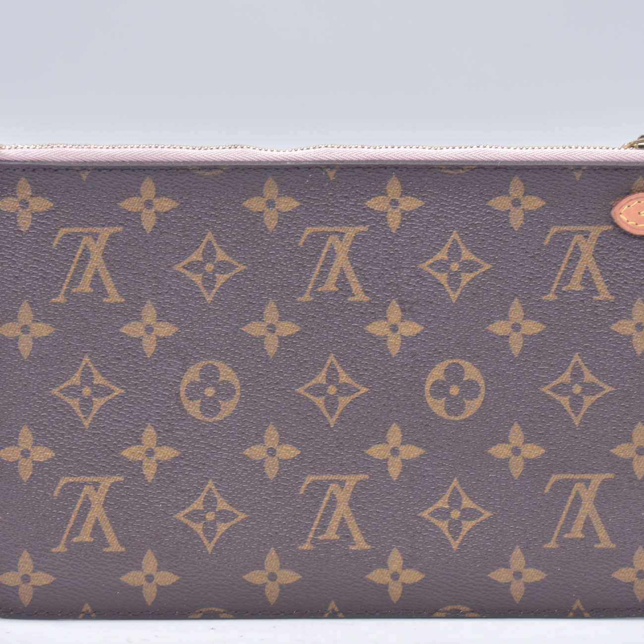 $2800 2015 Louis Vuitton Monogram Saint Barth V Neverfull MM Light Pink