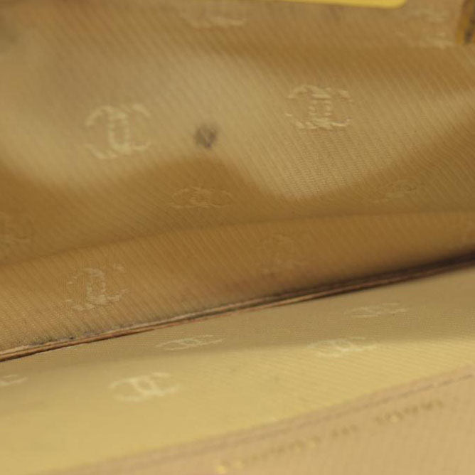 $875 Chanel Coco Button Coin Purse Beige