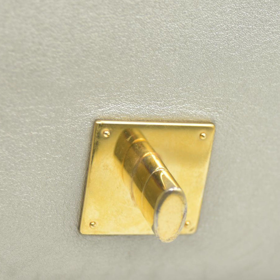 AUCTION $2150 Louis Vuitton Metallic Calfskin Love Note Gold Bronze