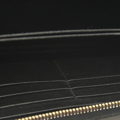 Prada Saffiano Metal Zip Around Wallet Black