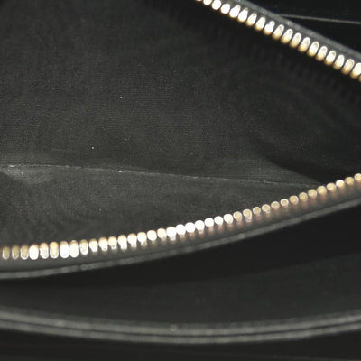 Prada Saffiano Metal Zip Around Wallet Black