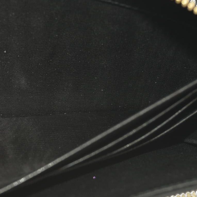 Prada Saffiano Metal Zip Around Wallet Black