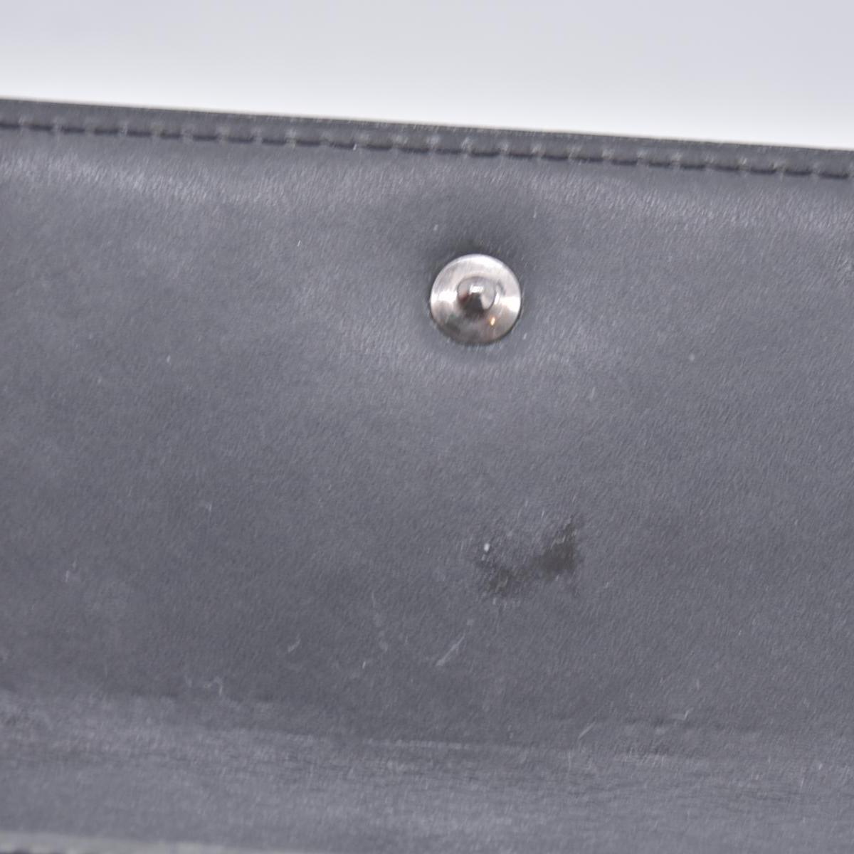 $605 2003 Louis Vuitton Metallic Matt Vernis Compact Wallet Grey TH0033 CONSIGNMENT 10020918