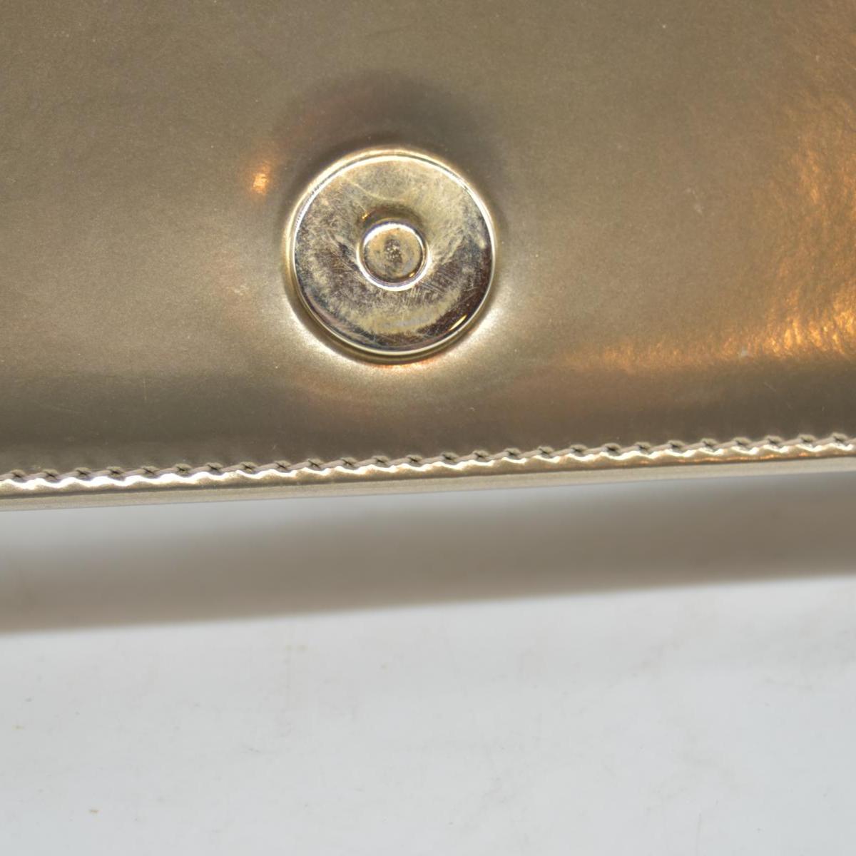 $2700 Christian Dior Cannage Diorama Metallic Silver