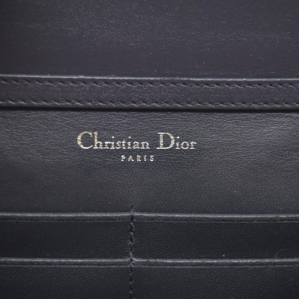 $2700 Christian Dior Cannage Diorama Metallic Silver