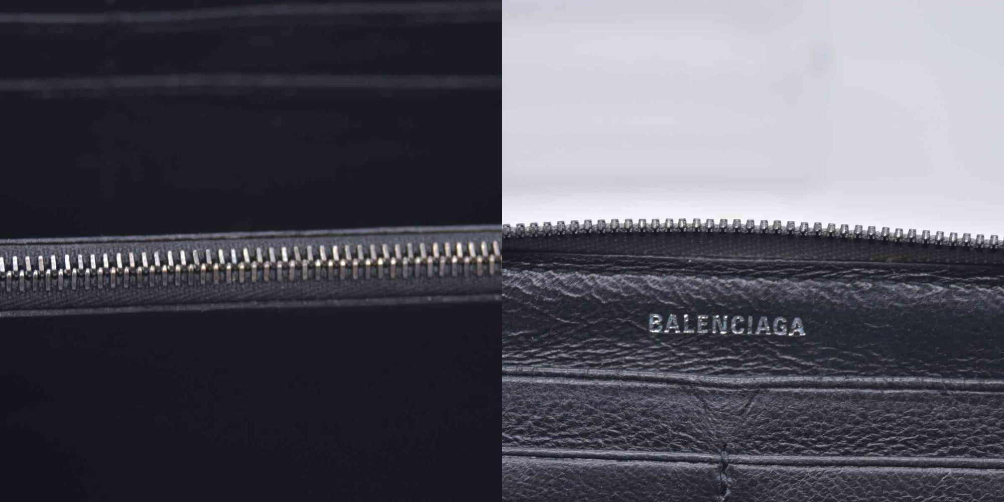 $550 Balenciaga Silver Metallic Wallet CONSIGNMENT 10021042