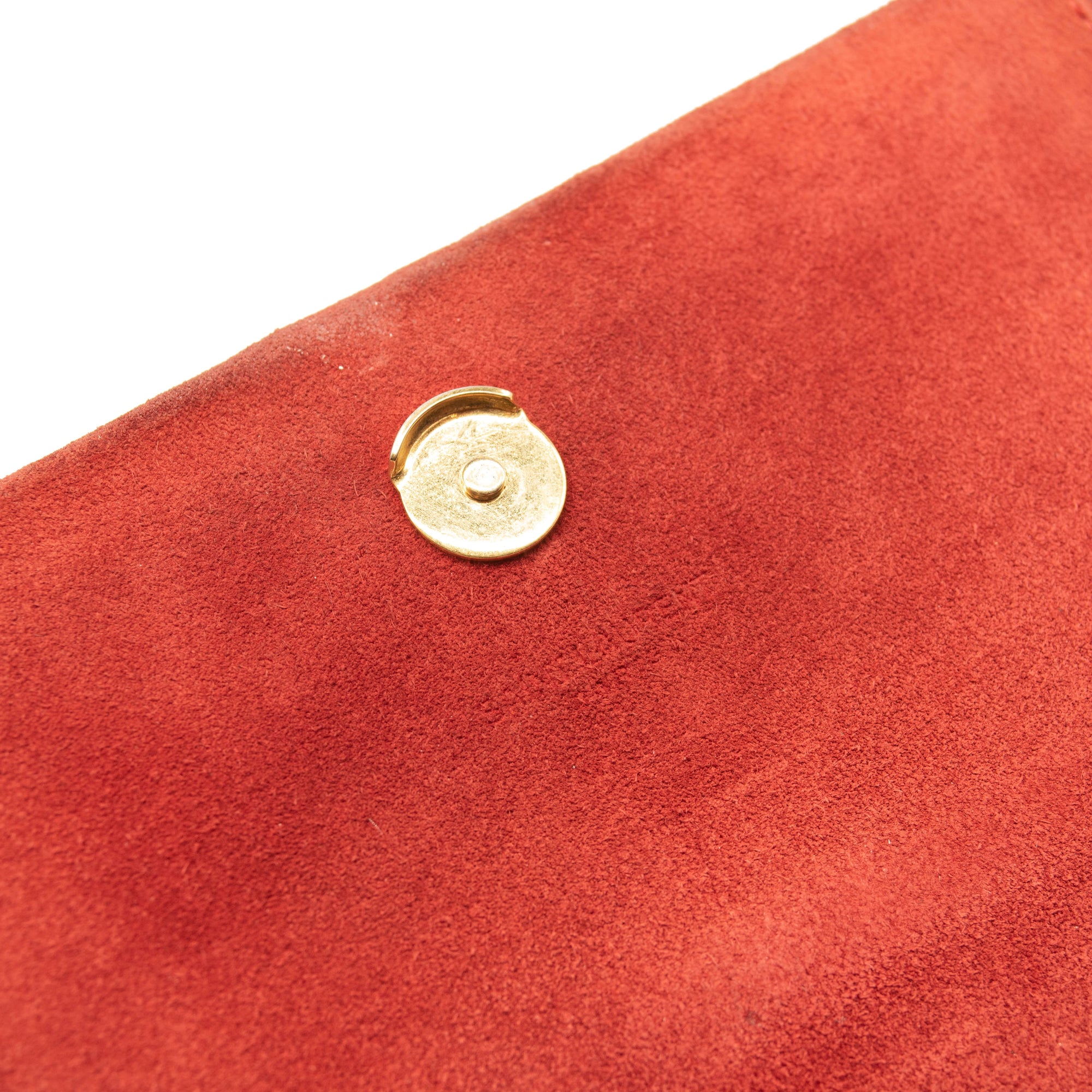 Saint Laurent Small Classic Monogram Kate Tassel Satchel Red Metallic