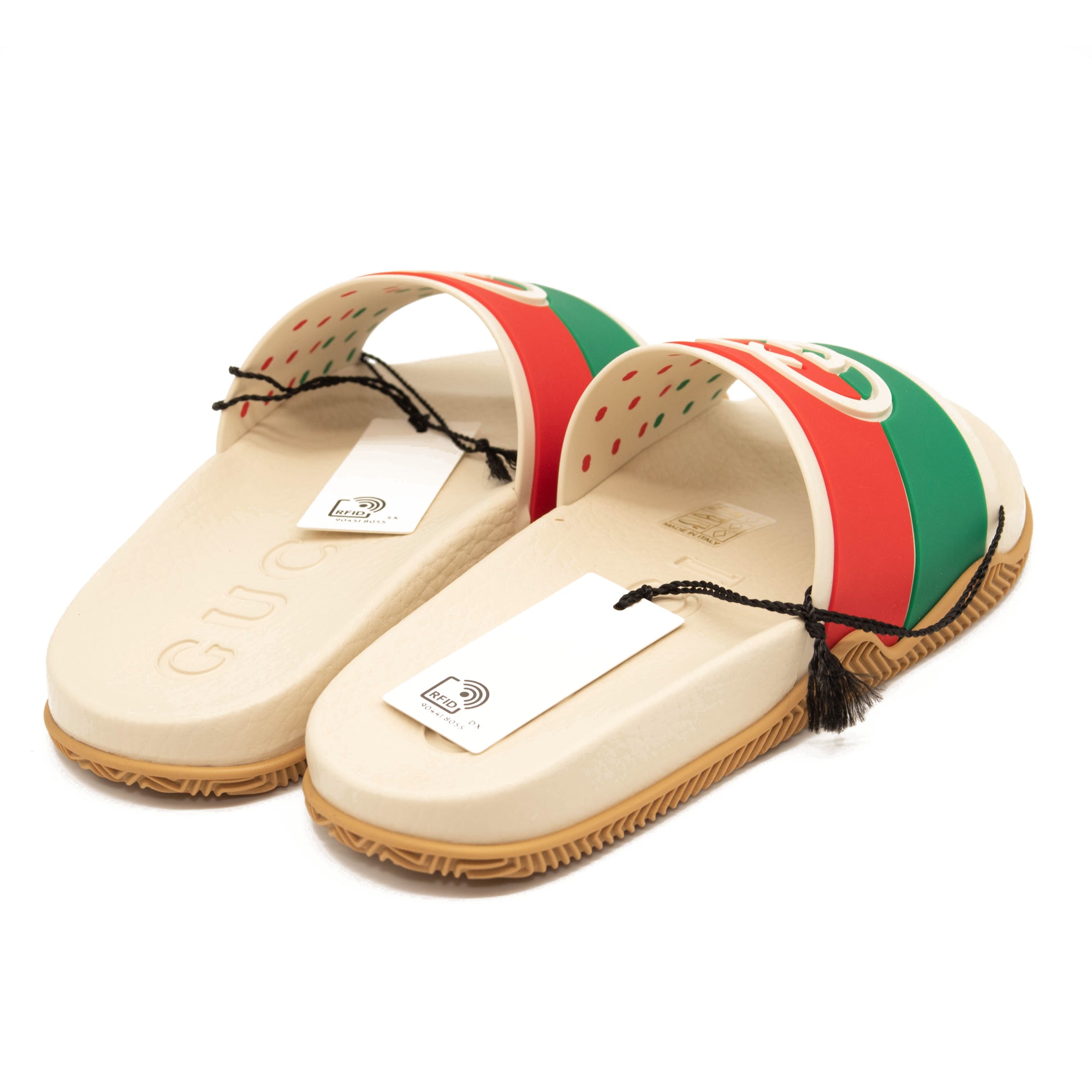 Gucci Pursuit GG Logo Slide Sandal (Women) EU 35 White with Box