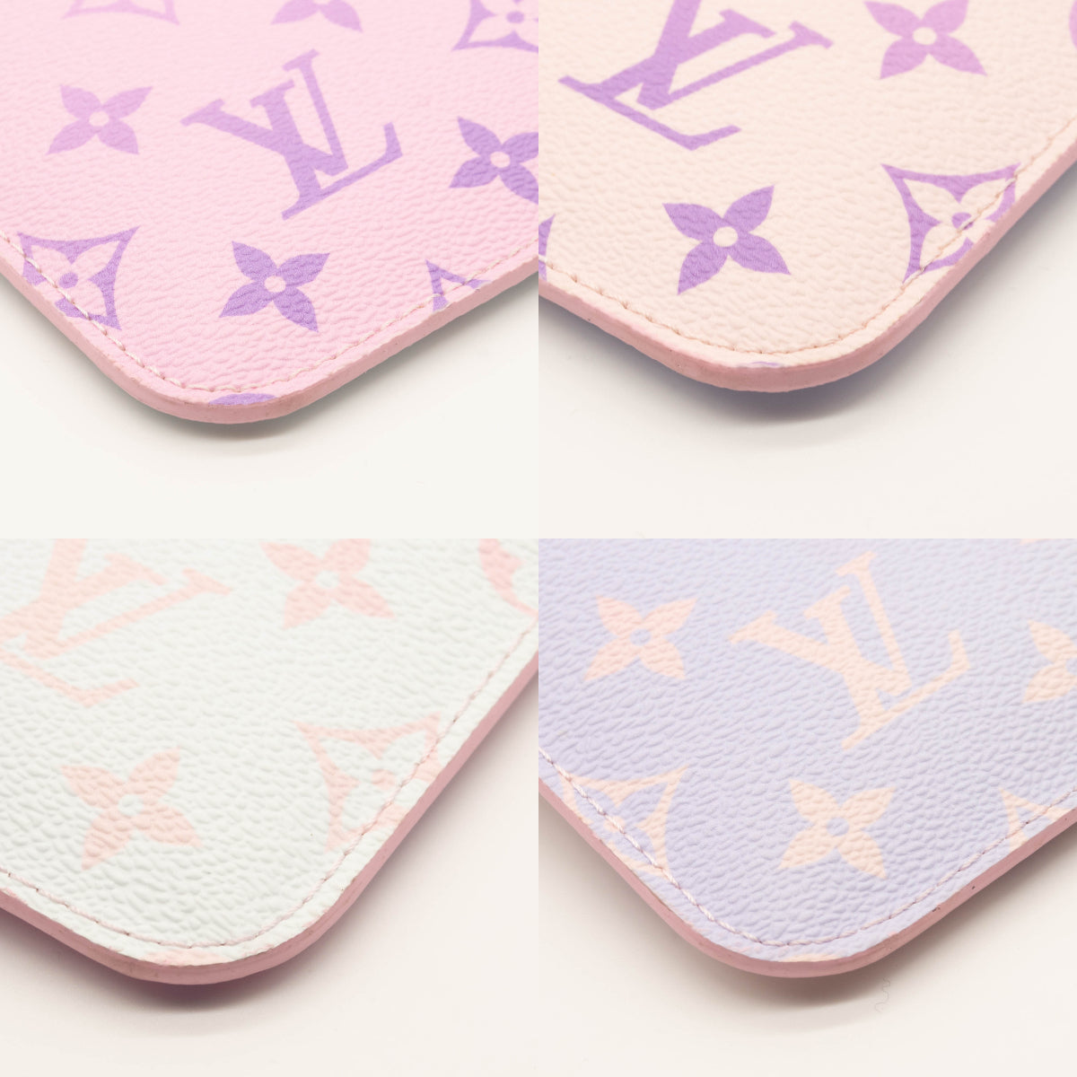 Louis Vuitton Monogram Spring In The City Neverfull MM GM Pochette Sunrise Pastel