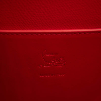 Christian Louboutin Large Cabarock Croc Embossed Leather Tote Brown