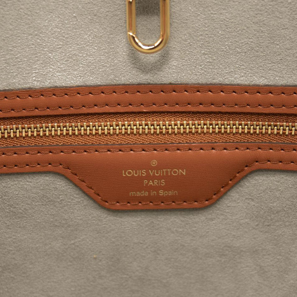 LOUIS VUITTON Metallic Monogram LV Garden Neverfull MM Silver