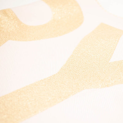 NEW Burberry Metallic Logo Jacquard Wool Blend Football Scarf