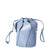 Chloe Bucket Tulip Mini Cross Body Blue Leather Shoulder Bag