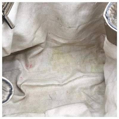 Gucci Bag Soho Metallic Pebbled Calfskin Chain Golden Beige Gold Leather Tote