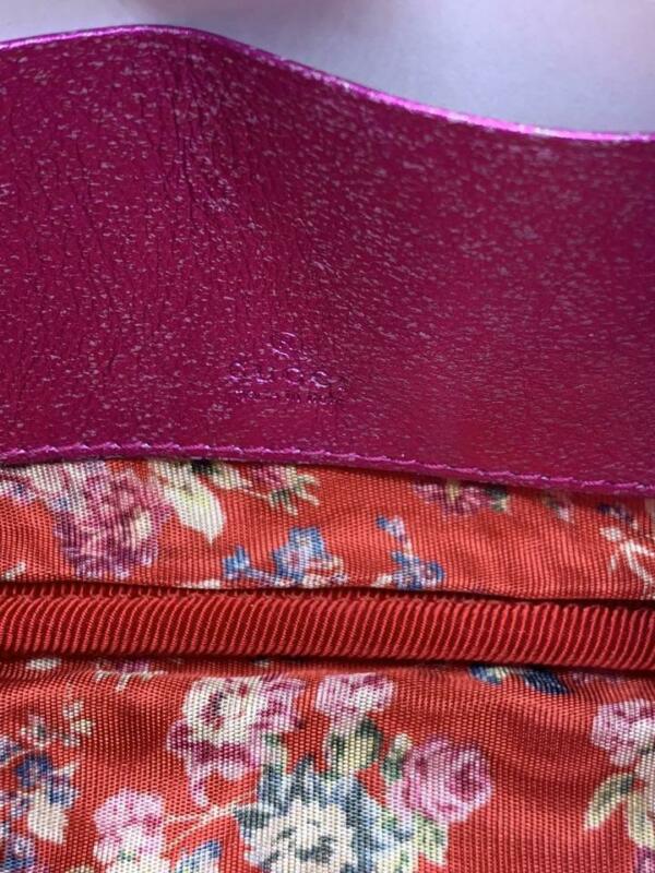 Gucci Camera Quilted Metallic Pink Leather Cross Body Bag