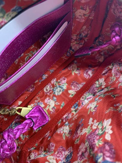 Gucci Camera Quilted Metallic Pink Leather Cross Body Bag