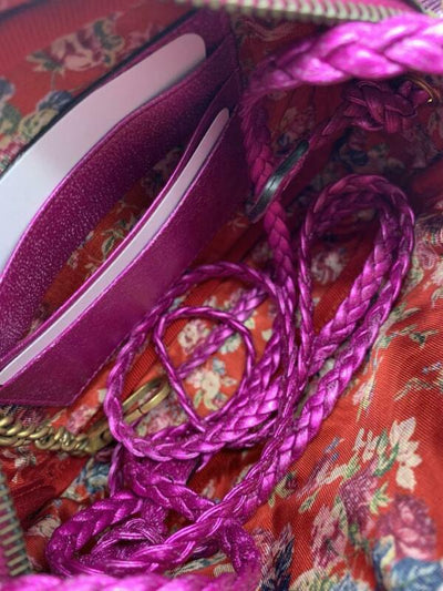 Gucci Camera Quilted Metallic Pink Leather Cross Body Bag