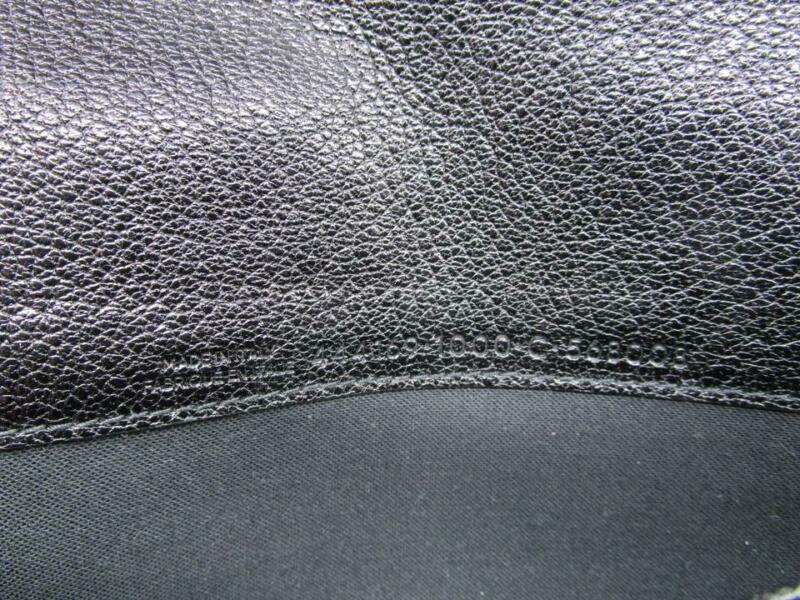 Balenciaga Metallic Edge Chain Gold Chain Wallet Black Leather Cross Body Bag