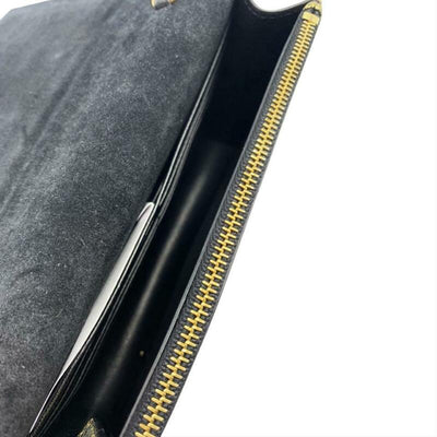 Saint Laurent Monogram Kate Tassel Monogram Metallic Gold Leather Cross Body Bag