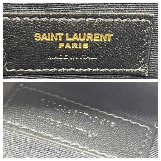 Saint Laurent Camera Monogram Loulou Belt Lou Metallic Calfskin with Tassel Pink Leather Messenger Bag