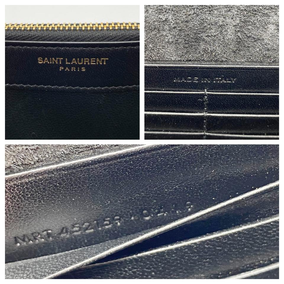 Saint Laurent Monogram Kate Chain Wallet Tassel Metallic Bronze Gold Leather Shoulder Bag