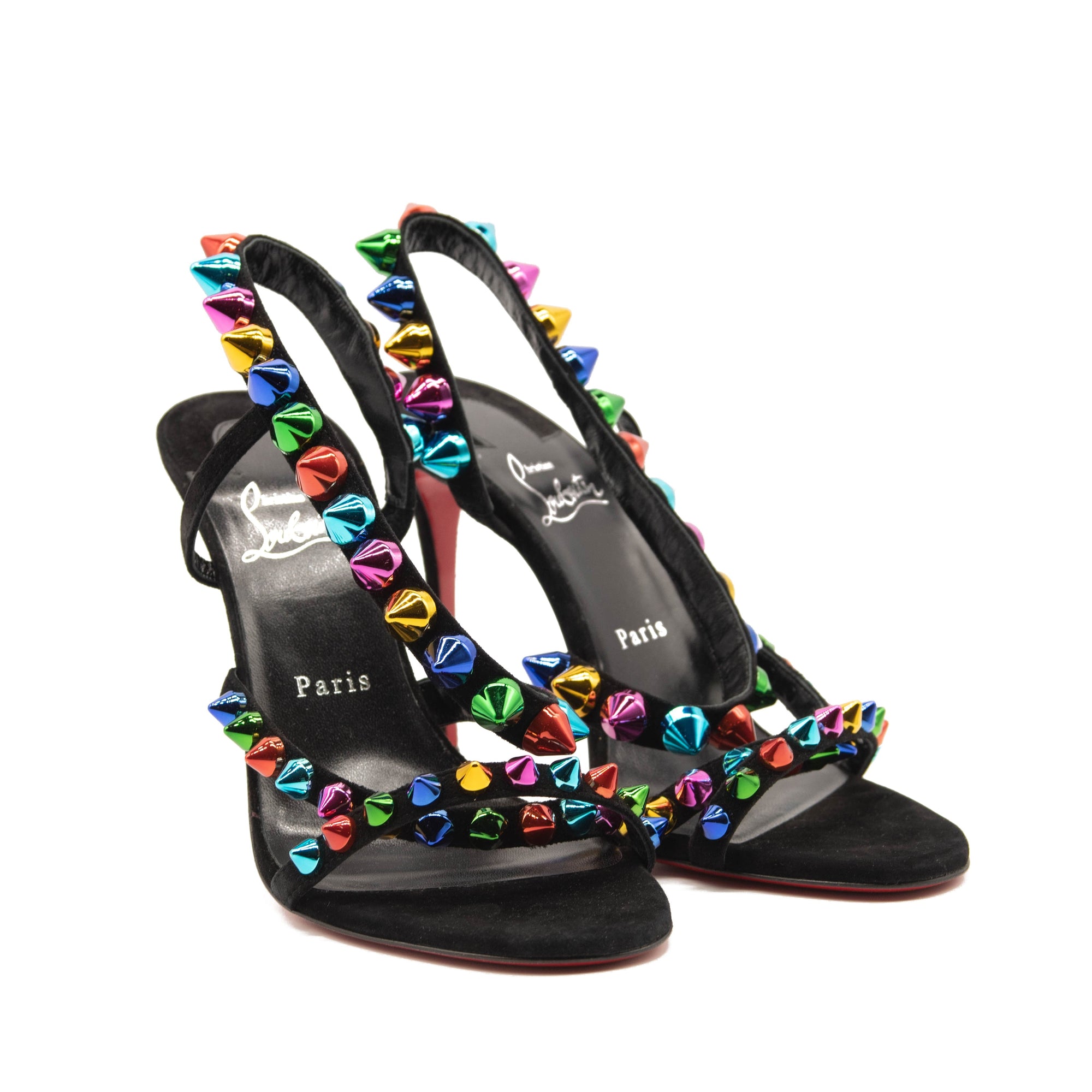 Christian Louboutin Spikita Strap Slingback Sandal (Women) EU 39.5