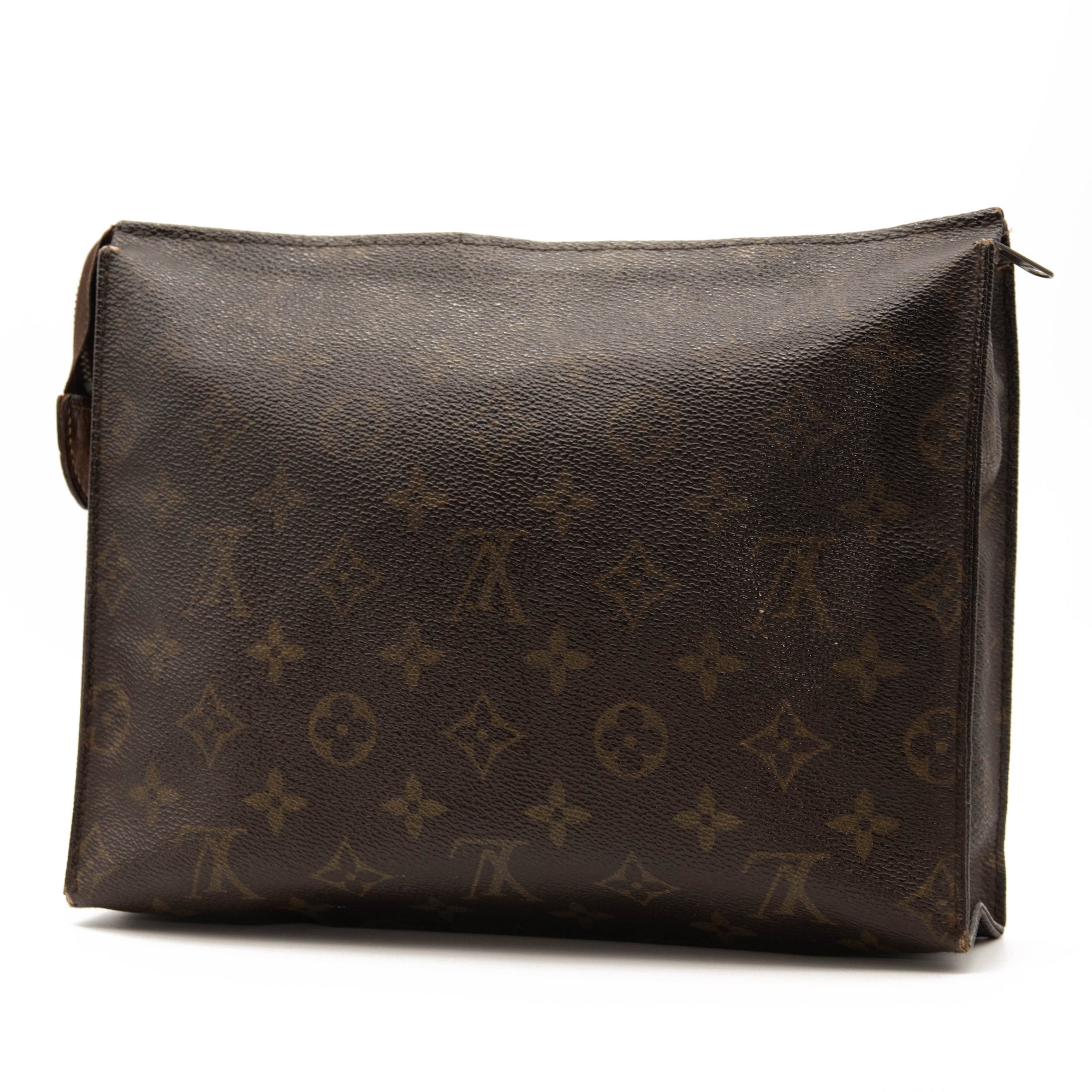 LOUIS VUITTON Monogram Toiletry Pouch 26 Brown