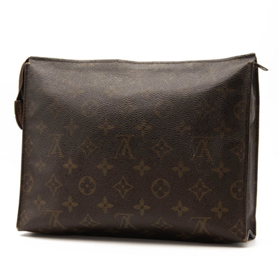 LOUIS VUITTON Monogram Toiletry Pouch 26 Brown