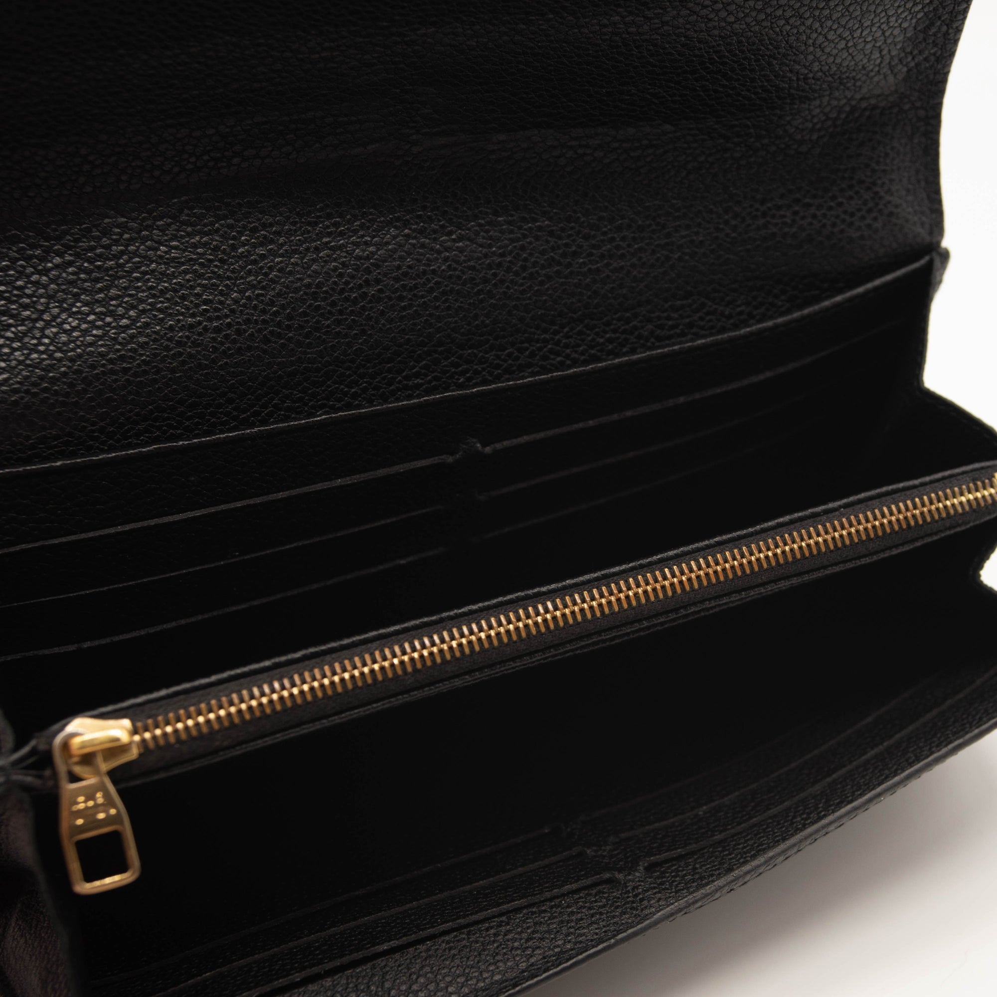 Louis Vuitton Empreinte Sarah Wallet NM Black
