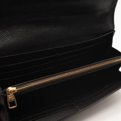 Louis Vuitton Empreinte Sarah Wallet NM Black