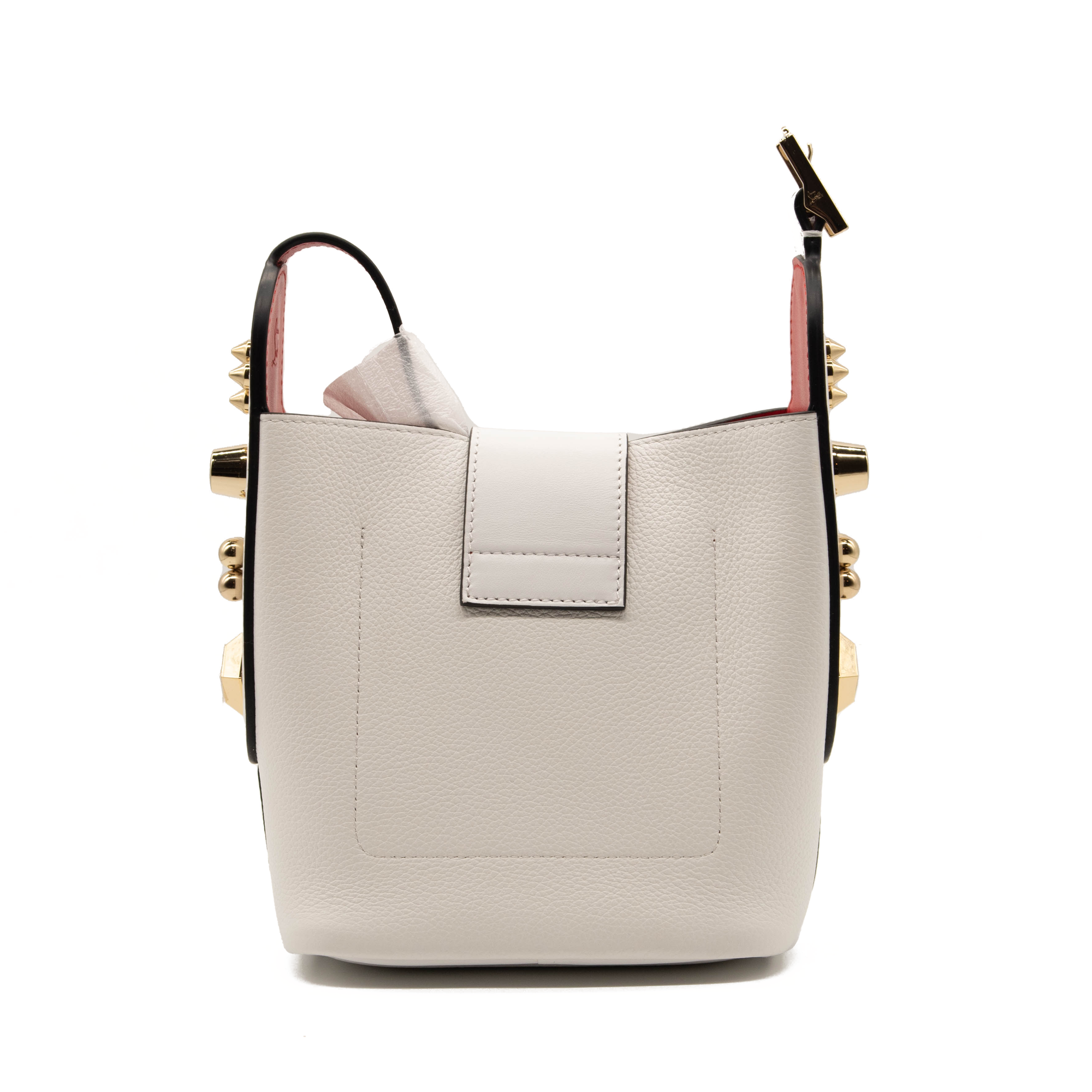 NEW Christian Louboutin Carasky Empire Leather Bucket Bag