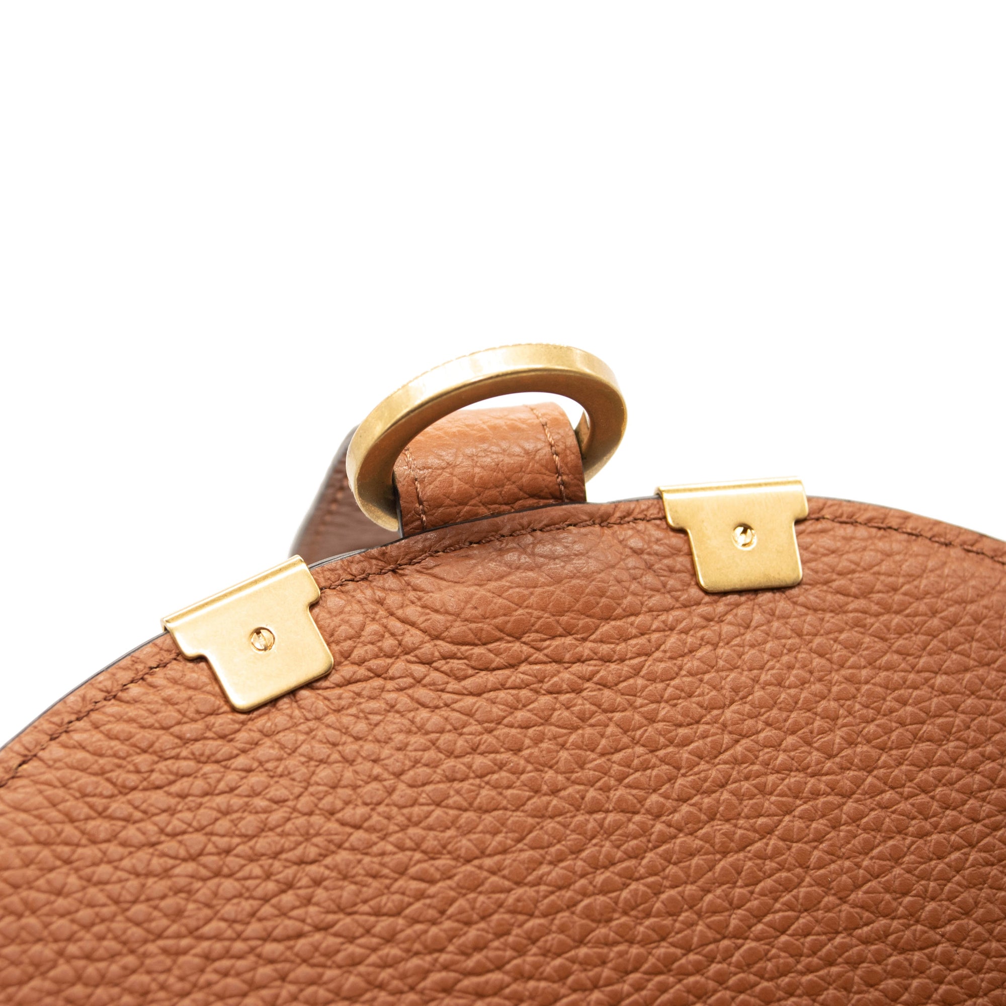 Chloe Marcie Leather & Raffia Crossbody Bag