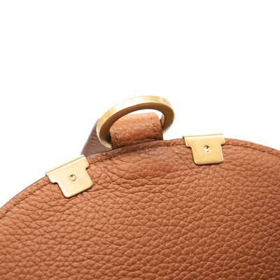 Chloe Marcie Leather & Raffia Crossbody Bag