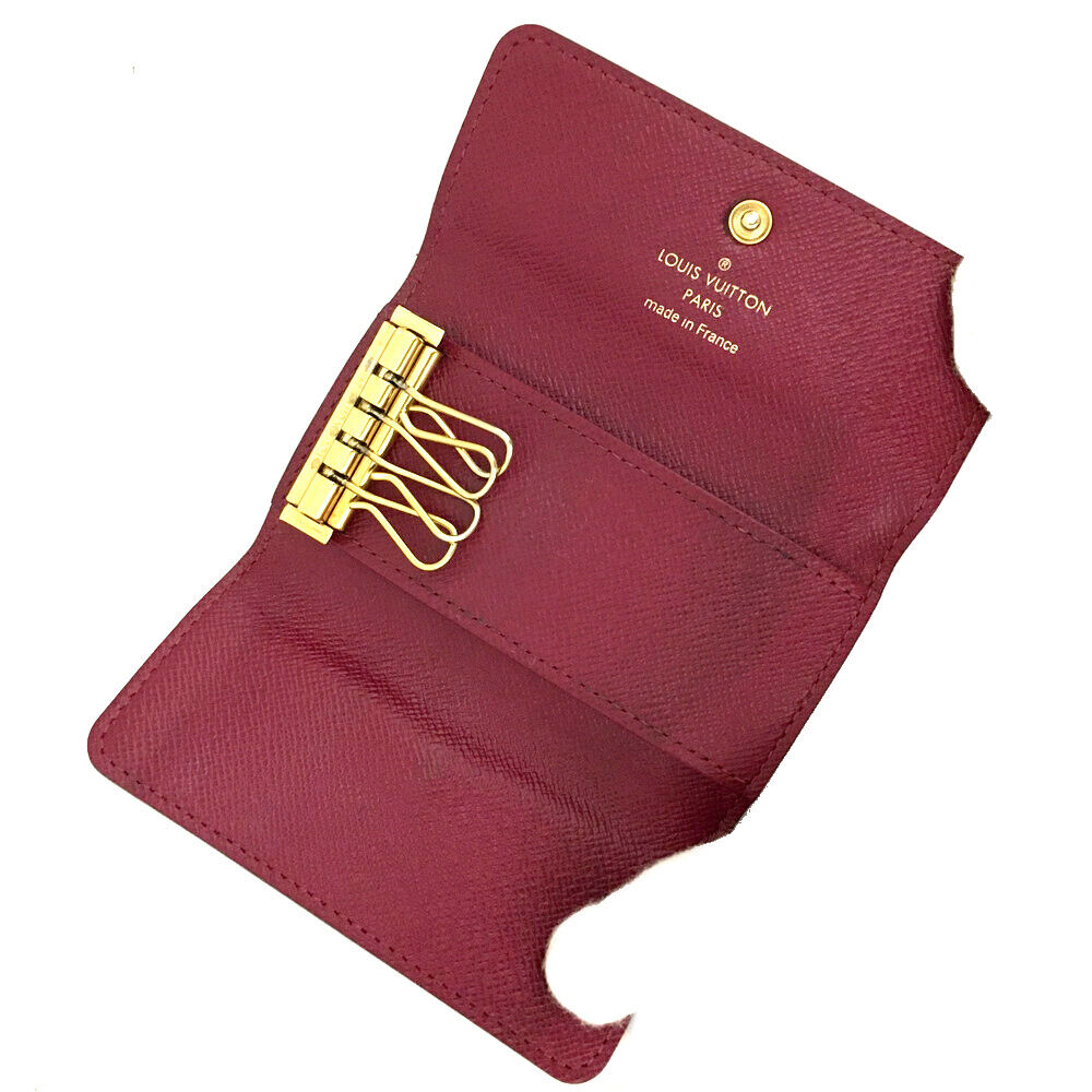 LOUIS VUITTON Monogram 4 Key Multicles Holder Fuchsia