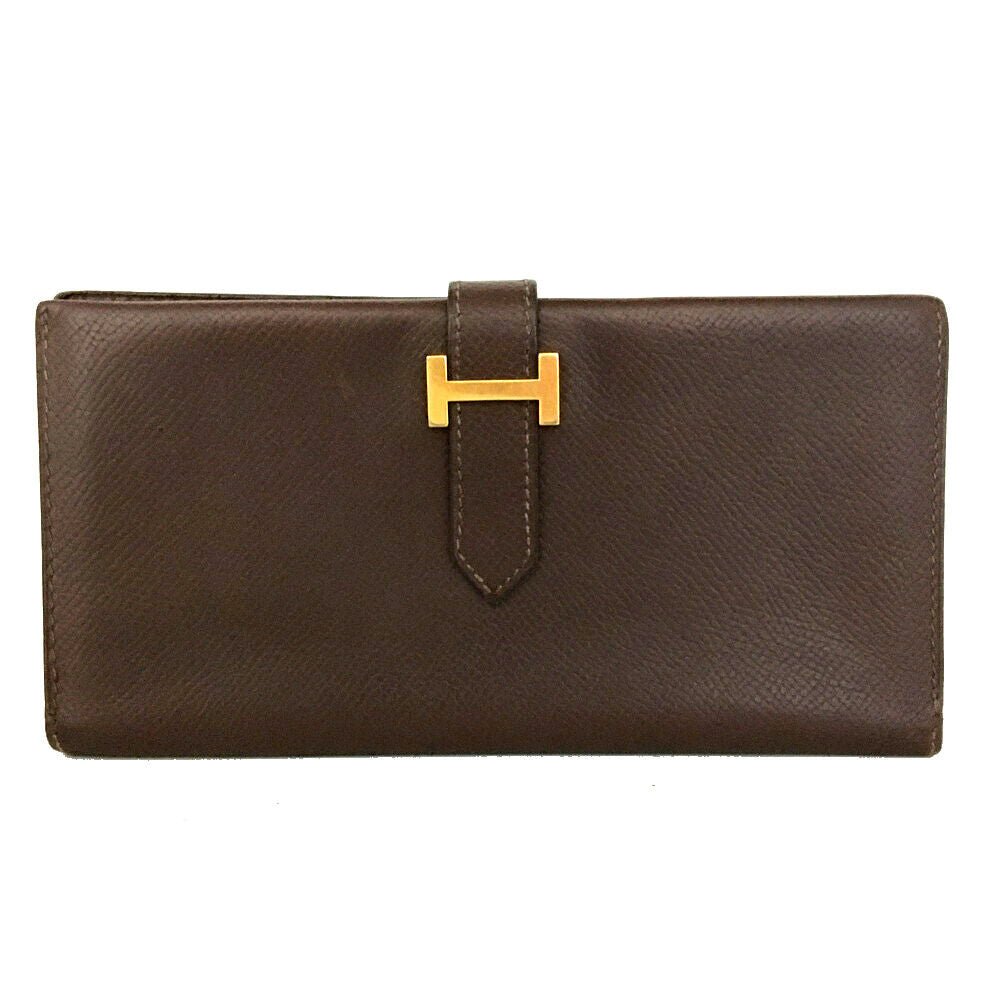 PRE-ORDER  Hermes  Epsom Bearn Gusset Wallet Ebene □B
