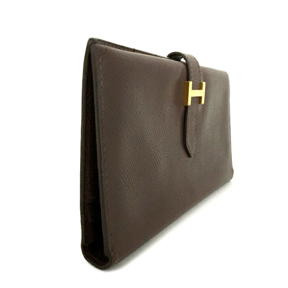 PRE-ORDER  Hermes  Epsom Bearn Gusset Wallet Ebene □B