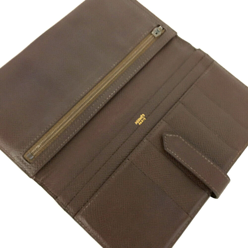 PRE-ORDER  Hermes  Epsom Bearn Gusset Wallet Ebene □B