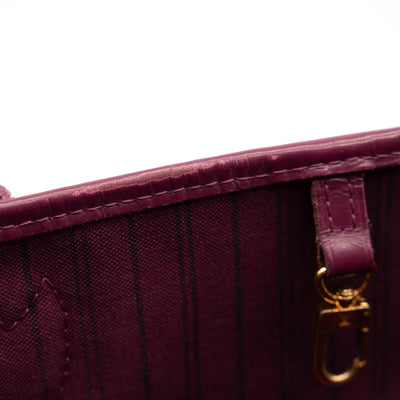LOUIS VUITTON Monogram Totem Neverfull MM Magenta