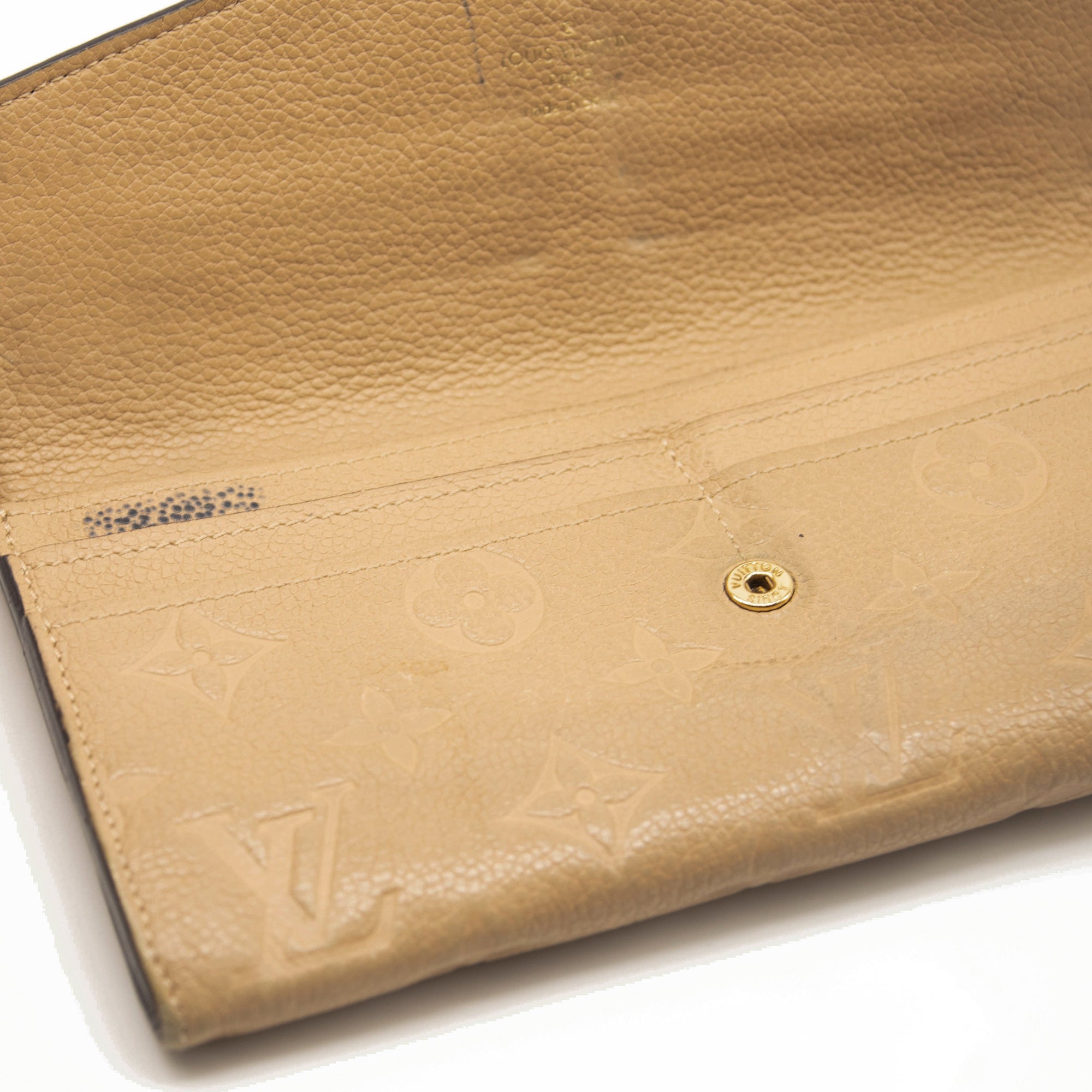 Louis Vuitton Empreinte Curieuse Wallet Dune Beige
